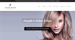 Desktop Screenshot of josephssalon.com